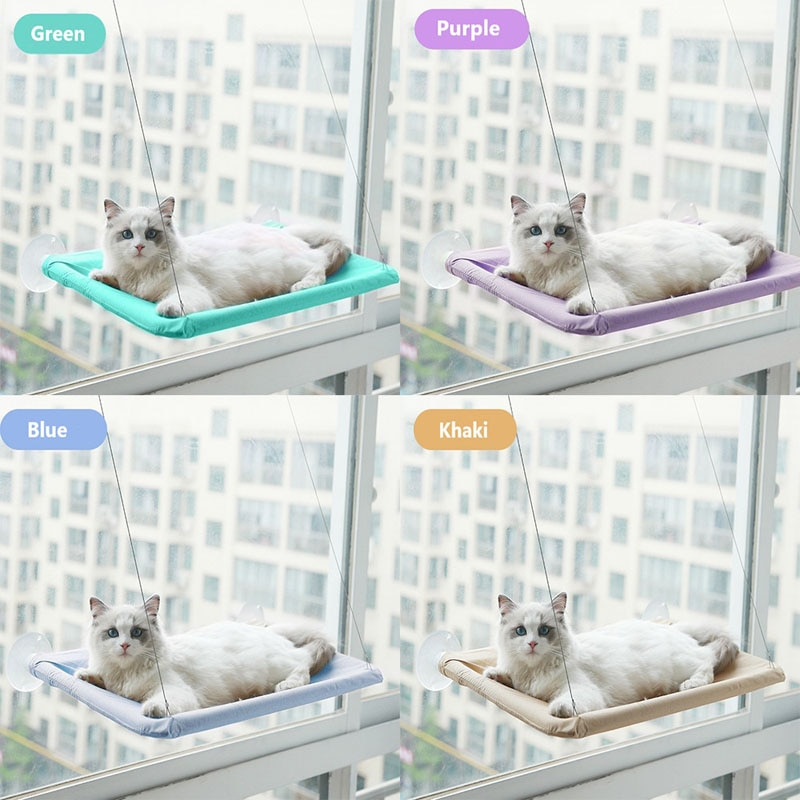 Cat Hammock - Window Hanging Cat Bed