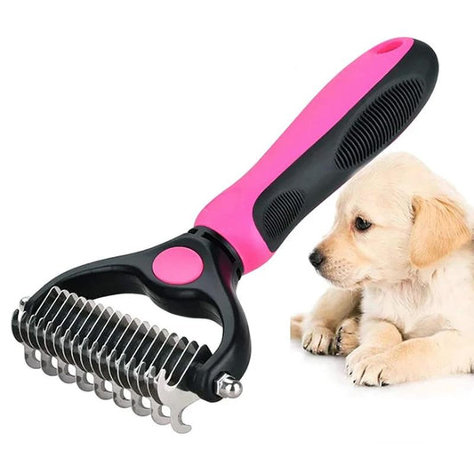 Pet grooming brush